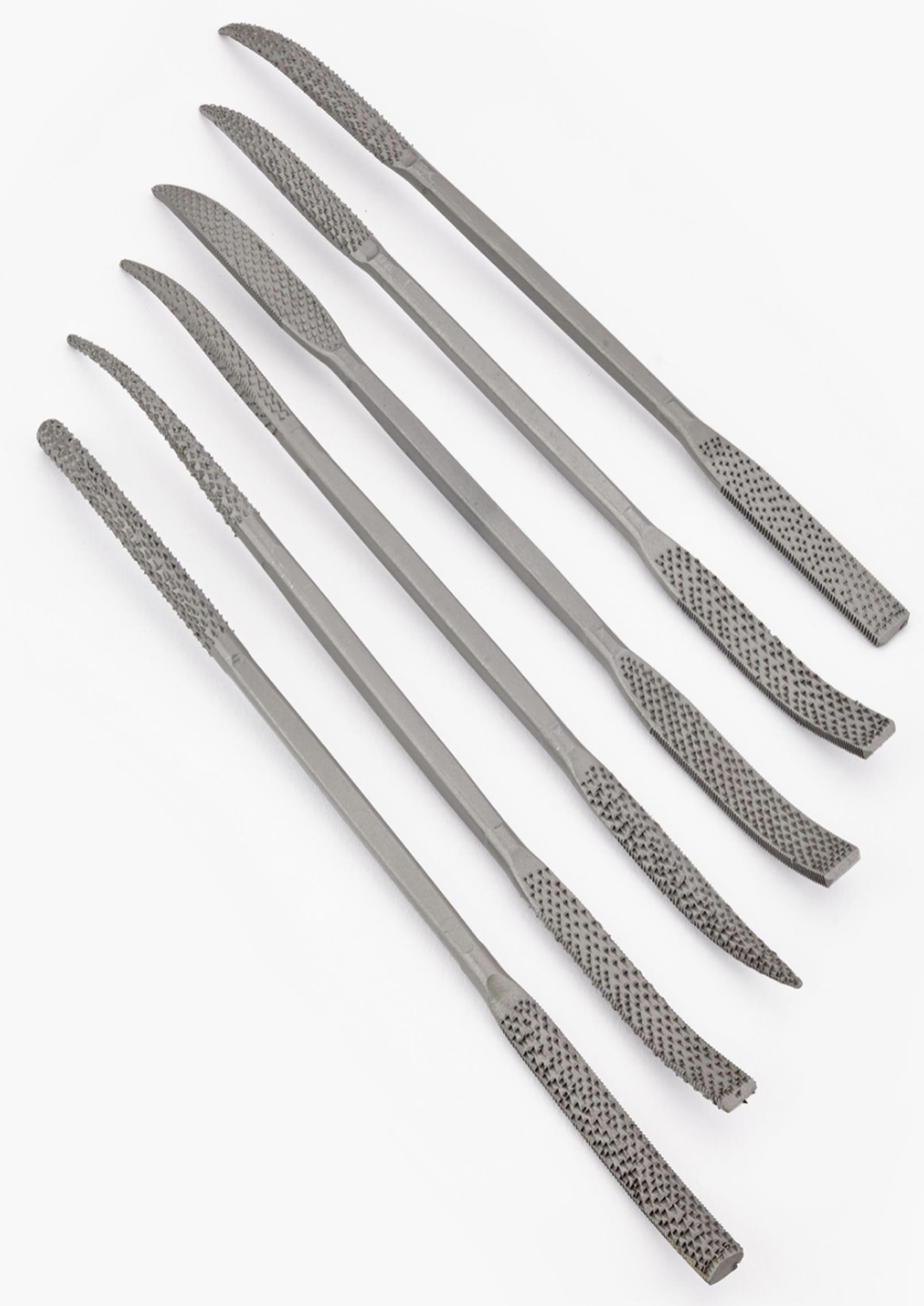 A riffler. For shaping carvings and other complex shapes with cavities. Credit: Lee Valley product catalog.